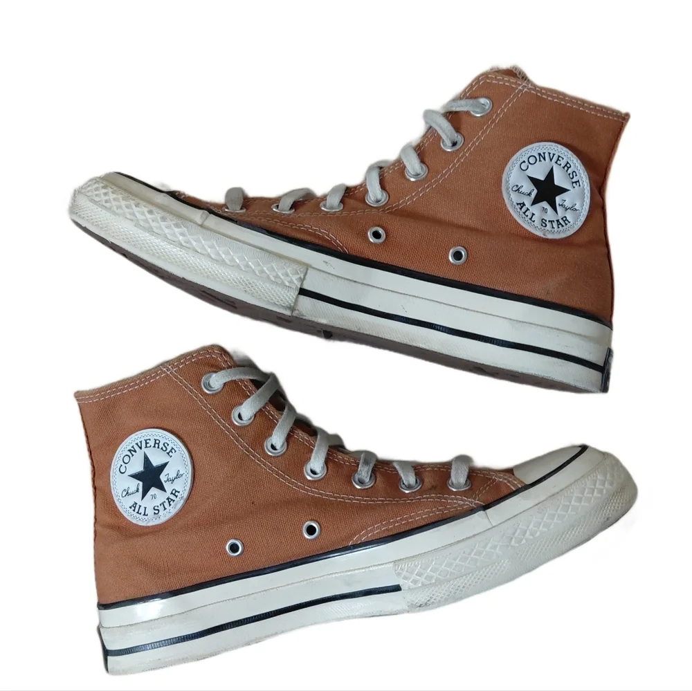 Converse All Star Brown High-Tops Men's Size 6 Chuck Taylor Sneakers - Picture 1 of 14